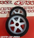 HOT RACE TYRES FRONT 1/8 WITH RIMS - SH 32
