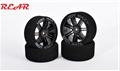 HOT RACE TYRES CARBON REAR 1/10 TOURING CAR